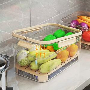 Aufbewahrungsbox Almacenamiento de escritorio transparente Eimer Kreativer Handkorb Obst Tablett Eis Eimer Kleine - Product Image 5