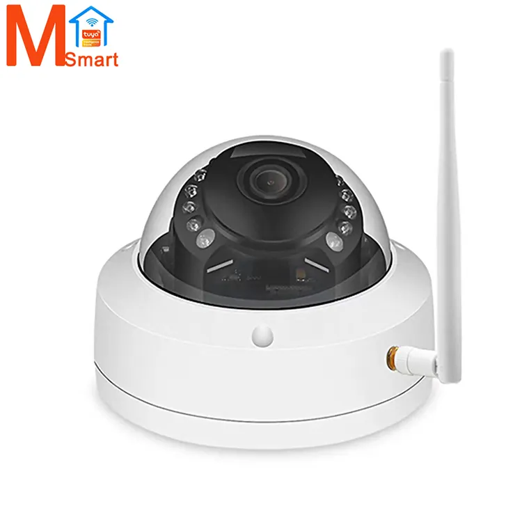 Tuya akıllı HD güvenlik kamerası WiFi Dome IP kamera kablosuz ev gözetleme sistemi iki yönlü ses hareket algılama kamerası