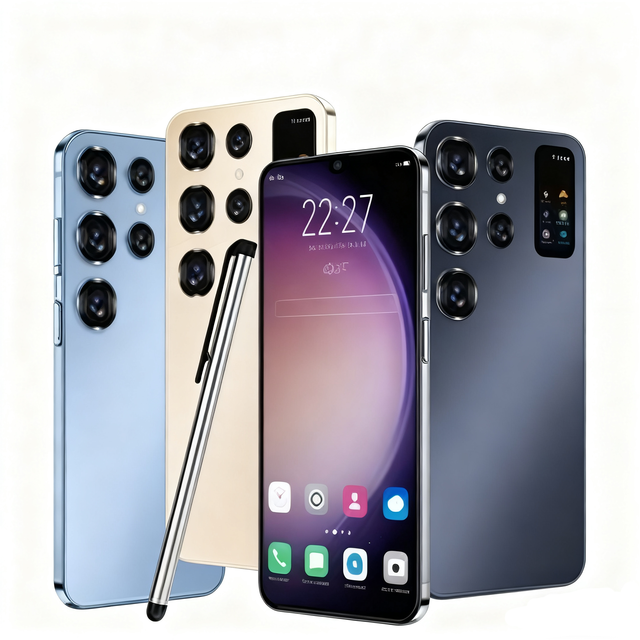 New Style S26 Ultra Smartphone 1TB Storage Android 15 7000mAh Octa Core LTE I16 Phone English 7.3-Inch 4K LCD 120Hz Display