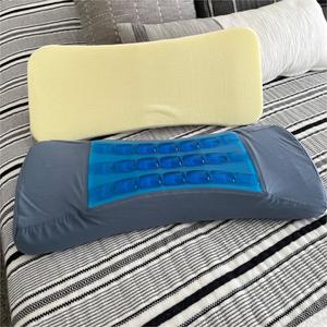 Side Back Sleeper Cooling Pillow Cushion Lower Back Pain Relief Supportive Sleeping Pillow Memory Foam Gel Lumbar Support Pillow - Product Image 6