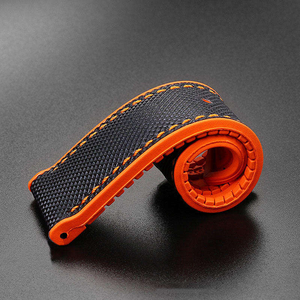 Cao Cấp 20Mm 22Mm Lai Dây Đeo Đồng Hồ Thay Thế Không Thấm Nước Fkm Cao Su + Nylon Ban Nhạc Đồng Hồ - Product Image 3