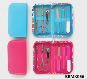 Premium Stripe Pink Color Grooming Girls Lady Design Beauty Nail Art Polish Remover Clipper Tools Kit - Product Image 6