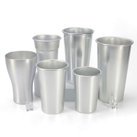 Tasse à café en aluminium sensible au changement de couleur, en acier inoxydable 304 de qualité alimentaire, pour boissons froides, camping en extérieur
