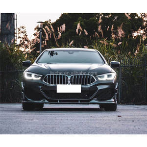 Spoiler anteriore in fibra di carbonio/FRP per <span class=keywords><strong>BMW</strong></span> serie 8 840i G14 <span class=keywords><strong>G15</strong></span> G16 2019 2020 paraurti auto Chin Guard Car Styling - Product Image 5