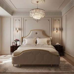 ตู้เสื้อผ้าสไตล์ฝรั่งเศสแบบกำหนดเองจากผู้ผลิตจีน สำหรับห้องนั่งเล่น ห้องนอน ออกแบบสำหรับทั้งบ้าน เหมาะสำหรับอพาร์ตเมนต์ โรงแรม และวิลล่า - Product Image 5