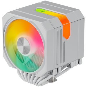 Enfriador de aire para CPU RGB de 120 mm <span class=keywords><strong>upHere</strong></span>, doble torre, 8 tubos de calor, ventilador silencioso para Intel y AMD - Product Image 1