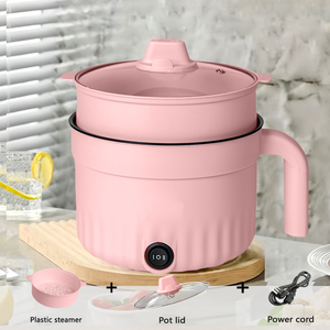 Wholesale High-end Electric <b>Pot</b> Lightweight Small Household Skillet Dormitory <b>Non</b> <b>Stick</b> Inner <b>Pot</b> with Tempered Glass Cover - Product Image 3