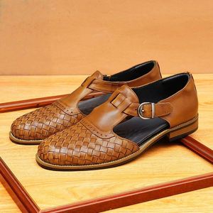 Chaussures Oxford de grande taille pour hommes, design italien, vente directe, cuir véritable de qualité supérieure, adaptées aux occasions formelles ou décontractées - Product Image 6