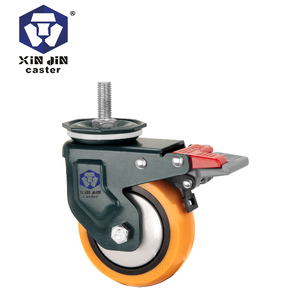 Großhandel glatt geräuschlos Universal rad rotierende Gewindes tange Verriegelung rotierende schwere Wagen rollen - Product Image 1