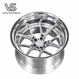 Jantes en alliage forgé deux pièces de 18 pouces, couleur argent, spécifications personnalisées, vente en gros - Product Image 2