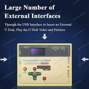 Тестер для экрана телевизора TV160, TV160-8 8-ого поколения PRO 4K-Vbyone & 2K-LVDS, Тестер экрана - Product Image 5