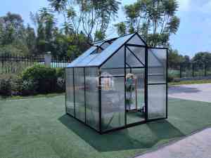 Kit <span class=keywords><strong>de</strong></span> serre en polycarbonate 4MM, assemblage rapide en 3 heures, serre <span class=keywords><strong>de</strong></span> jardin en aluminium DIY pour <span class=keywords><strong>jardinage</strong></span> en arrière-cour et ventes e-commerce - Product Image 4