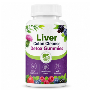 Gummies d'extrait de chardon-Marie sans gluten de haute qualité – Soutient l'immunité, la digestion, la purification du foie et la détoxification – Pour adultes - Product Image 1