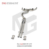 Échappement Catback à Soupapes Haute Performance ING pour Audi RS3 8Y 2.5T, Silencieux en Acier Inoxydable avec Télécommande, Vente Directe Usine