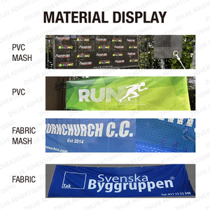 Lớn tùy chỉnh ngoài trời PVC lưới Vinyl dấu hiệu biểu ngữ in ấn xây dựng kết thúc tốt đẹp quảng cáo ngoài trời lưới biểu ngữ - Product Image 2