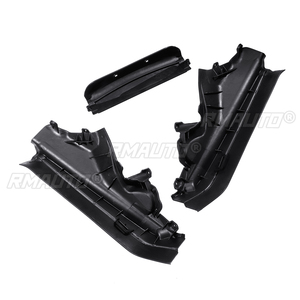 3x เครื่องยนต์รถยนต์ช่องเก็บของด้านบนแผงแบ่งช่องสำหรับ BMW X5 X6 E70 พลาสติกสีดำ 51717169419 51717169420 51717169421 - Product Image 3