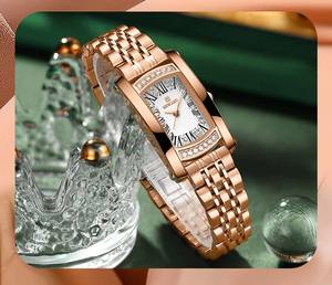 Reloj de Pulsera de Cuarzo para Mujer Reward 21551L, Elegante y Lujoso, Correa de Acero Inoxidable, Diamantes Luminosos, Estilo Vintage Informal - Product Image 2