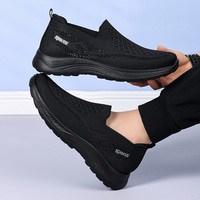 Chaussures de marche confortables et luxueuses, antidérapantes, respirantes, légères, en maille de coton, semelle extérieure en TPU, bout fermé, pour toutes les saisons
