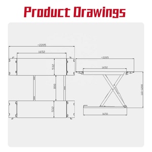 Cric hydraulique à ciseaux pour voiture de 3500 kg (ANGE RHEAS) |   Équipement d'entretien automobile 220V/380V, hauteur maximale 1200 mm - Product Image 4