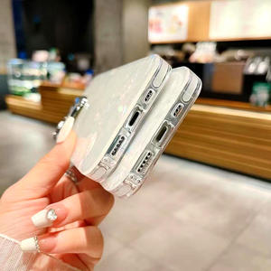 Para Apple iPhone X Xs a 16 Pro Max Galvanoplastia láser gradiente medusas patrón de concha cubierta de la caja del teléfono - Product Image 3