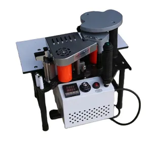 Portable Edge Banding Machine Manual Curve Straight Line Mini Woodworking Edge Bander Edge Sealing Trimming