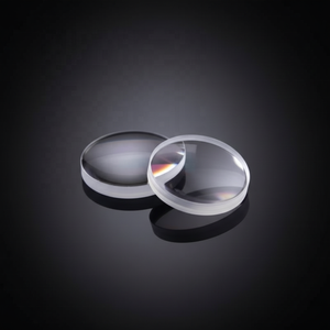 Lente de Vidrio Óptico Acromático Doble Cementado de 30 mm de Diámetro, Distancia Focal de 50 mm/100 mm/150 mm/200 mm - Product Image 1