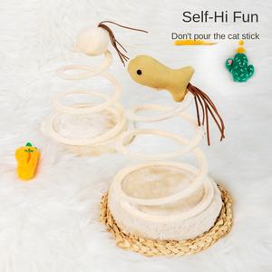 In magazzino all'ingrosso In pelle Pimao nuovi giocattoli forniture filo di acciaio disco di lino primavera - Product Image 2