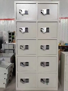 Lemari Penyimpanan Logam Modern, Lemari Arsip Logam Hitam untuk Kantor, Lemari Arsip 2 Pintu dari Baja untuk Penyimpanan - Product Image 6