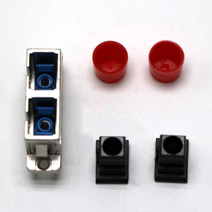 Adaptador de Fibra Óptica SC - FC Dulpex de 2 Núcleos, Hembra a Hembra, con Brida, Precio de Fábrica - Product Image 4