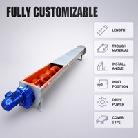 Transportador de Tornillo Industrial Personalizado de Acero Inoxidable Sin Eje para Manejo de Polvo en Plantas de Cemento, Resistente, Directo de Fábrica