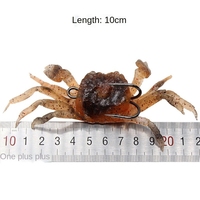 Leurre souple en PVC imprimé surdimensionné de 10 cm et 34 g avec hameçon, leurre de pêche réaliste pour la pêche en surface, en rivière, en lac, en ruisseau, à coulée lente