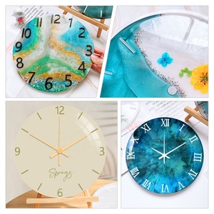 แม่พิมพ์ซิลิโคนสำหรับฐานนาฬิกาแขวนผนังทรงกลม DM731 ทำจากเรซิ่น พร้อมฟังก์ชั่นนาฬิกาปลุก ใช้สำหรับทำเค้ก - Product Image 5