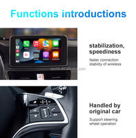 IHeylinkit Nouvelle fonctionnalité 3 en 1 Adaptateur CP Modèle CP-300 USB 5V Prise en charge de YouTube Netflix CarPlay sans fil Android Auto Toyota Zelas