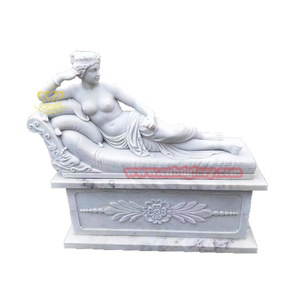 Famosa estatua de <span class=keywords><strong>Venus</strong></span> de mármol tallada a mano, estilo de diseño occidental para decoración de jardín, artesanía de piedra Natural, escultura artística - Product Image 6