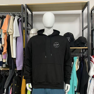 Vente en gros OEM modèle personnalisé sweat à capuche lourd épaules tombantes style décontracté hommes pullover sweats à capuche unis en vrac - Product Image 5