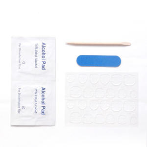 Outils d'art des ongles Kit d'application d'ongles à presser ensemble complet avec onglets de colle à ongles double face lime en bois tampons d'alcool - Product Image 2