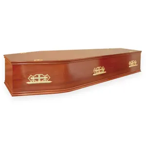 棺オーストラリア葬儀棺火葬紙ベニヤ棺大人用チップボードMDF棺ボックス
