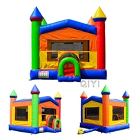 Château gonflable mobile pour enfants et adultes, aire de jeux gonflable amusante pour fêtes