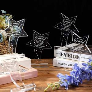 Cross-Border Creative Acrylic <b>Trophy</b> Annual Meeting Crystal Employee Awards Commemorative Glass Authorization Medal - Product Image 2