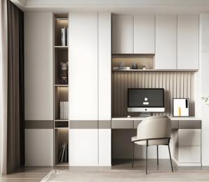 Librería de Madera Maciza, Librería Francesa, Mueble de Exhibición para el Hogar, Oficina, Sala de Estar y Vitrina de Biblioteca - Product Image 1