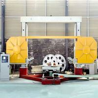 Machine de découpe automatique de blocs à fil de fer multi-brins, roue de scie à fil pour gravure sur pierre, composants essentiels PLC