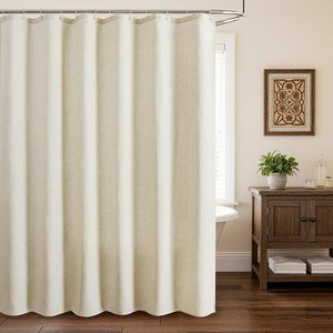 Juego <span class=keywords><strong>de</strong></span> <span class=keywords><strong>Cortinas</strong></span> <span class=keywords><strong>de</strong></span> Ducha Impermeables CF <span class=keywords><strong>de</strong></span> 200GSM, Mezcla <span class=keywords><strong>de</strong></span> Lino Natural, Lavables a Máquina, <span class=keywords><strong>Cortinas</strong></span> <span class=keywords><strong>de</strong></span> Baño Personalizadas <span class=keywords><strong>para</strong></span> Hogar, Hotel y Baño - Product Image 1
