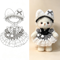 Peluche personnalisée OEM, jouet en peluche sur mesure à partir de votre dessin, accepte la personnalisation de la taille, de la couleur et du logo, vente en gros d'usine de peluches