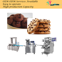 Bakenati 208 Nouvelle machine à biscuits aux pépites de chocolat multifonctionnelle automatique à haute capacité, ligne de production de biscuits commerciale
