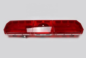 Barra de luz LED de alto brillo con altavoz de bocina y Sirena Vehículo DE EMERGENCIA Ambulancia Led Lightbar Beacon con sirena y altavoz - Product Image 4