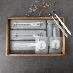 <span class=keywords><strong>Kit</strong></span> <span class=keywords><strong>de</strong></span> rasage jetable pour hôtel, en plastique biodégradable <span class=keywords><strong>de</strong></span> luxe, doux, portable, recyclable, emballé dans un sac Yuebrushed, en gros - Product Image 2