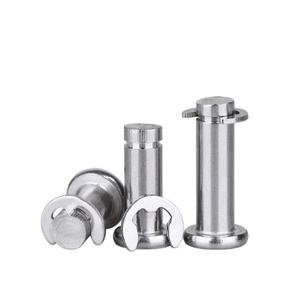 Pasadores de Acero Inoxidable 304 de Cabeza Plana LeGood de 6x12 mm de Largo con Anillo de Retención Ranurado y Acabado Brillante - Product Image 3