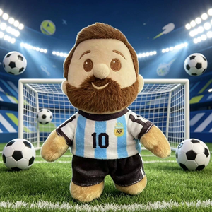 Peluche de la Nueva Estrella del Fútbol Argentino, Colgante Rey del Balón, Messi, Regalo para Amigos - Product Image 4