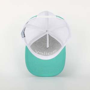 High Quality Wholesale Custom Design Embroidery Logo <b>Mens</b> 5 Panel <b>Hat</b> Cotton Mesh Trucker Cap BSCI OEM Woven Patch Sports Gorras - Product Image 6