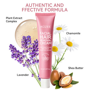Crème dépilatoire douce et apaisante 2-en-1 pour le visage, le menton et le dessus des lèvres, pour une peau lisse et douce, crème dépilatoire pour le visage pour femmes - Product Image 4